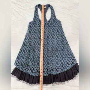 A’reve Racerback Tank Dress‎ with Ruffle Hem size Medium
